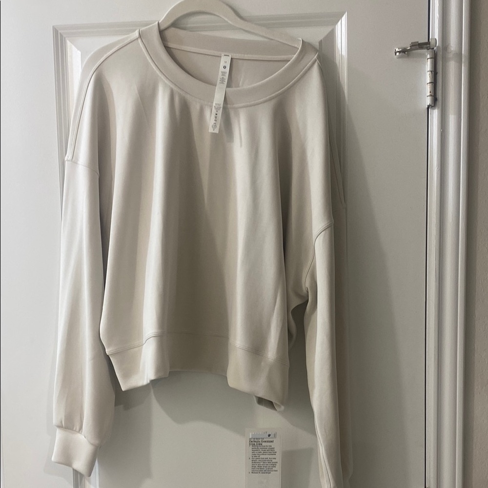 lululemon athletica Cream Crew Neck Sweater